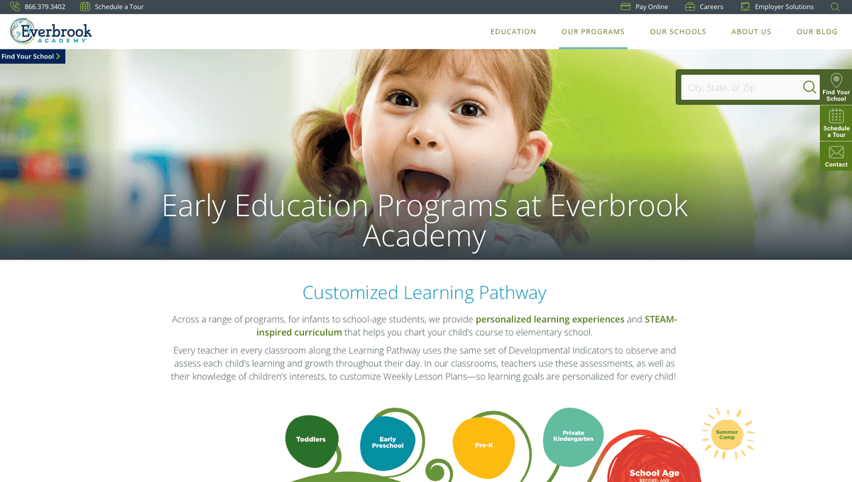 Everbrook Academy Website