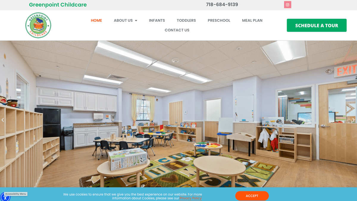 Greenpoint Childcare Website