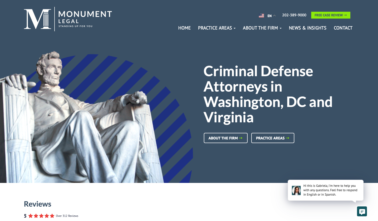 Monument Legal Group Website