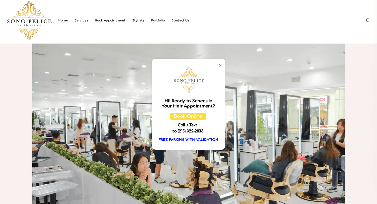 Sono Felice by Christine Website