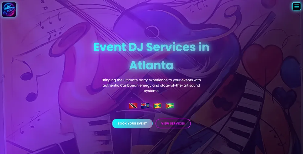 DJ Brown Boy entertainment website